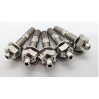 HONDA K SERIES TITANIUM EXHAUST MANIFOLD KIT FLANGE HEX NUTS