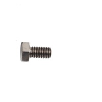 M3X15MM 0.5 THREAD PITCH TITANIUM DIN 933 HEX HEAD BOLT GRADE 5