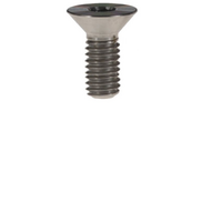 M3X18MM .5 THREAD PITCH TITANIUM COUNTERSUNK BOLT GRADE 5