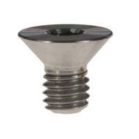 M3X8MM .5 THREAD PITCH TITANIUM COUNTERSUNK BOLT GRADE 5