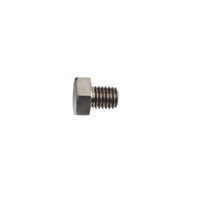 M4X10MM 0.7 THREAD PITCH TITANIUM DIN 933 HEX HEAD BOLT GRADE 5