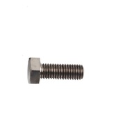 M4X25MM 0.7 THREAD PITCH TITANIUM DIN 933 HEX HEAD BOLT GRADE 5