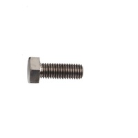 M5X30MM 0.8 THREAD PITCH TITANIUM DIN 933 HEX HEAD BOLT GRADE 5