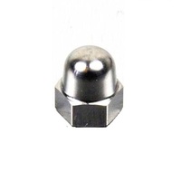 M6X1.0 THREAD PITCH TITANIUM DOME HEAD 10MM HEX NUT GRADE 5
