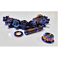 NISSAN TITANIUM BURNT RB26 EXHAUST MANIFOLD STUD KIT 12PT