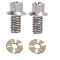 SMALL BLOCK CHEVY TITANIUM BOLT COIL BRCKET KIT