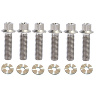 SMALL BLOCK CHEVY TITANIUM BOLT ENGINE MOUNT KIT