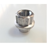 TITANIUM M14X1.5 SHORT SHANK 12 POINT WHEEL NUT