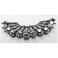 TITANIUM BMW M50 M52 M54 N53 S50 M7 FLANGE HEX EXHAUST MANIFOLD