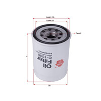 Sakura C-1546 Oil Filter -  C-1546