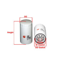 Sakura C-1833 Oil Filter -  C-1833