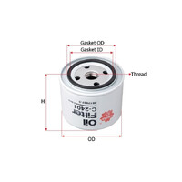 Sakura C-2401 Oil Filter -  C-2401
