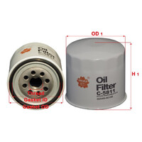 Sakura C-5811 Oil Filter -  C-5811