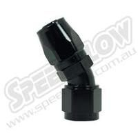 SPEEDFLOW 100 Series 30 Degree Hose Ends ~ Cutter Style 8 Red/Blue