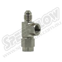 SPEEDFLOW Female to Male with 1/8\NPT Port - Steel - 140-03-S...........-3 Female - Male 1/8\NPT Port