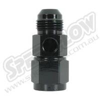 SPEEDFLOW Female to Male with 1/8” NPT Port - 12 to 1/8\ NPT Black