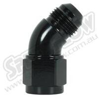 SPEEDFLOW Female - Male 45 Degree Union Swivel Adapter - 10 Black