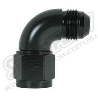 SPEEDFLOW Female - Male 90 Degree Union Swivel Adapter - 12 Black