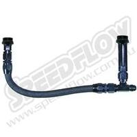 SPEEDFLOW -6 Holley 4150 HP \u0026 QFT Carburettor Kits Suit -8 ORB Inlet Threads - 200 Series Teflon Braided Hose....Best For All Fuel Types Black