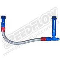 SPEEDFLOW -6 Demon Carburettor Kits Suit 9/16\-24 Inlet Threads - 100 Series Braided Hose Custom Anodised +10%