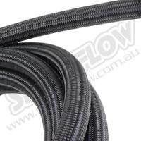 SPEEDFLOW 200 Series Teflon Black Anodised Braided Hose ~ 5 Metre Length 10 5 Meters