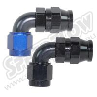 SPEEDFLOW 200 Series 90 Degree Hose Ends 4 Blue/Black