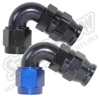 SPEEDFLOW 200 Series 120 Degree Hose Ends 6 Blue/Black
