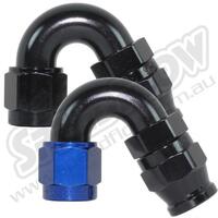 SPEEDFLOW 200 Series 150 Degree Hose Ends 6 Black