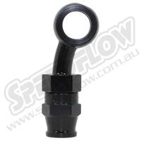 SPEEDFLOW 200 Series 3/8”-M10 Banjo Hose End 20 Degree Side – Aluminium