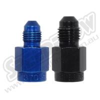 SPEEDFLOW Male AN to 1/8\ NPT Female Adapter - 04 Male to 1/8\ NPT Female Black