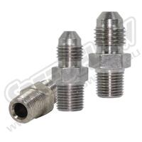 SPEEDFLOW AN Flare to BSPT Steel Adapters - 04 Male to 1/8\ BSPT Male