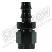 SPEEDFLOW 400 Series Straight Hose Ends 8 Black