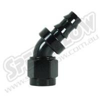 SPEEDFLOW 400 Series 45 Degree Hose Ends 12 Red/Blue