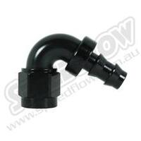 SPEEDFLOW 400 Series 120 Degree Hose Ends 8 Black