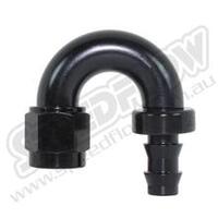 SPEEDFLOW 400 Series 180 Degree Hose Ends 12 Black