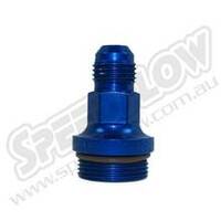 SPEEDFLOW Holley Carb Fittings - '-06 Male to 7/8\ Holley Blue