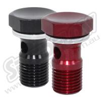 SPEEDFLOW BSPP Banjo Bolts for 14.5mm Banjo - Black