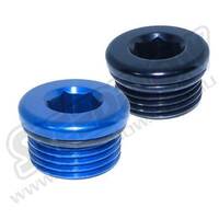 SPEEDFLOW Imperial In Hex O-Ring Port Plug - '-03 O-Ring Port Plug Blue