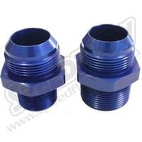 SPEEDFLOW AN Flare to NPT Adapters - '-08 to 3/8\ NPT Blue