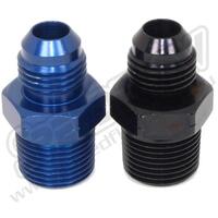 SPEEDFLOW AN Flare to BSPT Adapters - '-06 to 1/8\ BSPT Blue