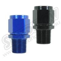 SPEEDFLOW AN Female to NPT Adapters - '-04 Female to 1/8\ NPT Male Blue