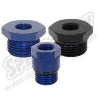 SPEEDFLOW Port Reducer to NPT - '-06 O-Ring Male to 1/8\ NPT Female Blue