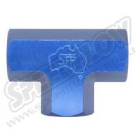 SPEEDFLOW NPT Female Tee 2 Blue