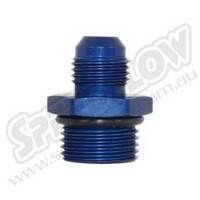SPEEDFLOW AN Male to O-Ring Port - '-03 to -03 (3/8\-24) Port Blue