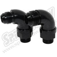 SPEEDFLOW AN Male to M22 x 1.5 Male 90 Adapter - '-10 to M22 x 1.5