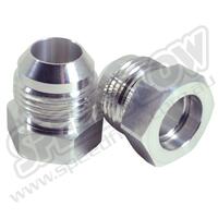 SPEEDFLOW Aluminium Male Hex Weld Bung - 999-06-DH (-6 Male Hex Aluminium)