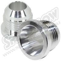 SPEEDFLOW Flowed Aluminium Male Weld Bung - 999-10-DF (-10 Male Flowed Aluminium)