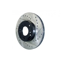 StopTech 127.35119L Drilled & Slotted Rear Rotor (Mercedes Benz C63 AMG 09-14) Left