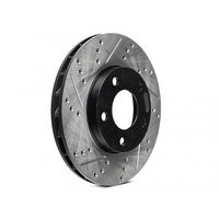 StopTech 127.40017-KIT Sport Drilled/Slotted Brake Rotor - Rear Kit (Civic 92/97/Prelude 88-91)