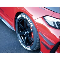 Varis ARISING-1 Evo Carbon Double Canards for FL5 Honda Civic Type R [VAHO-107]